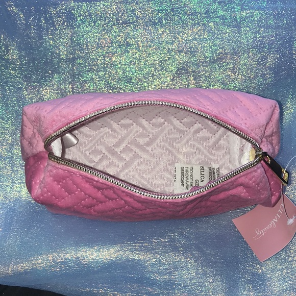 3/$25 Ulta Beauty Pink Velvet Cosmetic Bag - Picture 2 of 4